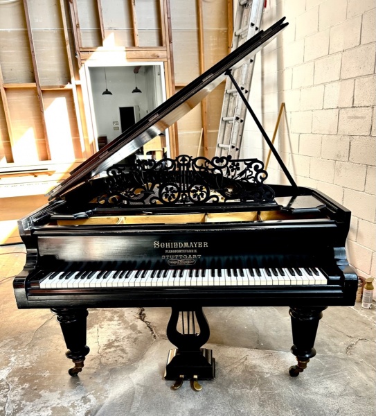 Schiedmayer Grand Piano 6' Satin Ebony 1900
